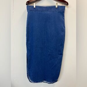 Frank & Eileen Donegal Skirt Denim Size 12